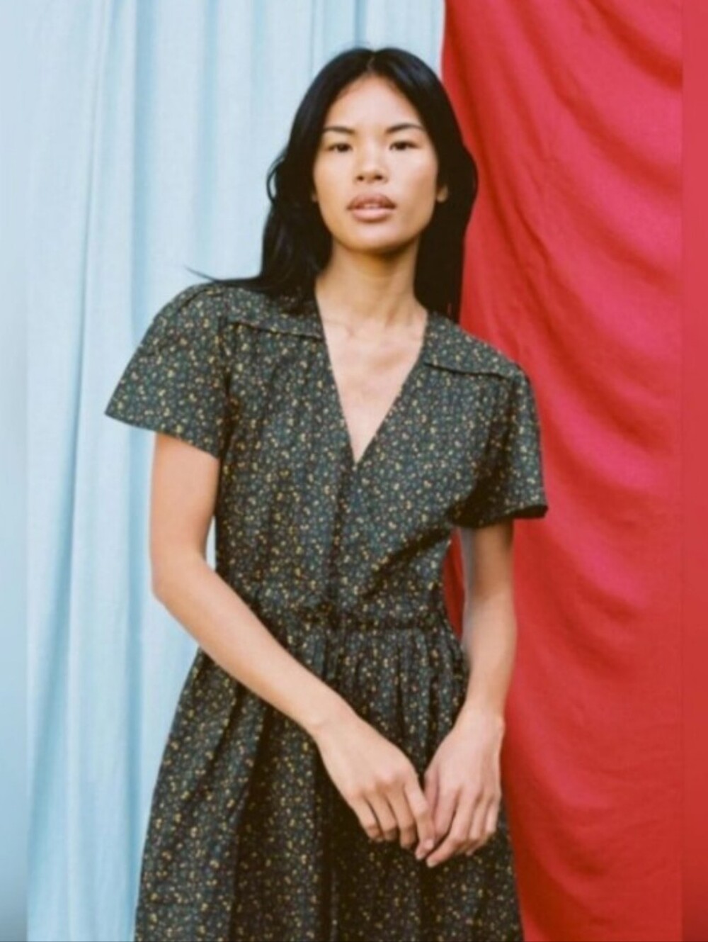 Christy Dawn The Dawn Dress in Noir Pear Harvest